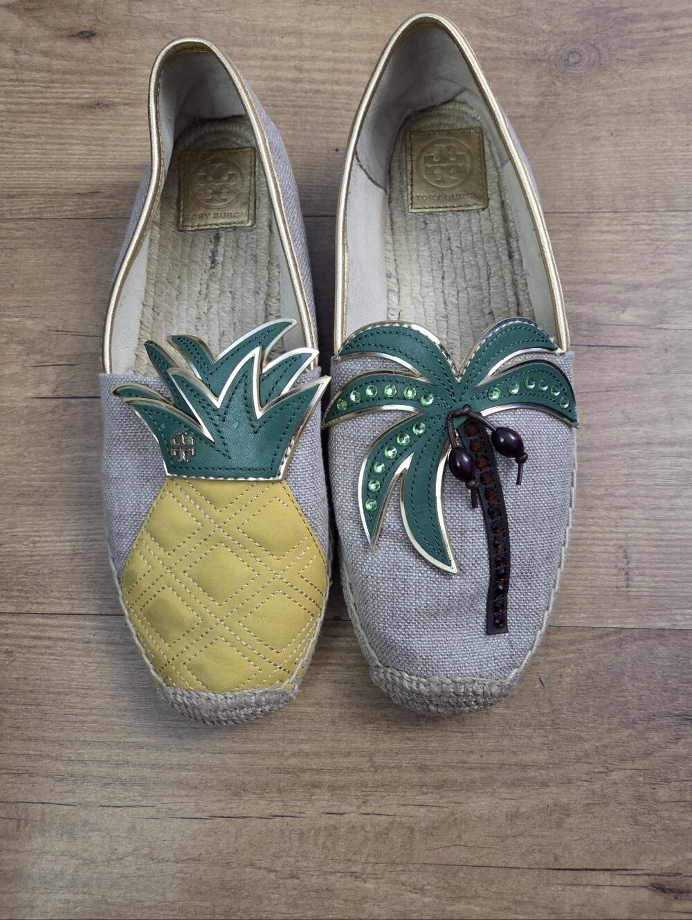 Tory Burch Castaway Embellished Espadrille Flats - Picture 5 of 16